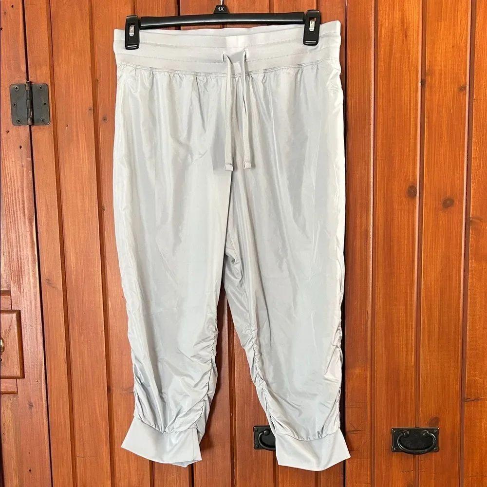 Jillian Light Gray Cropped Pants size L. B2